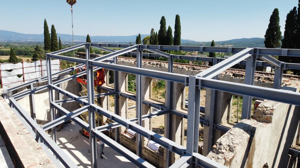 L'acciaio nei cantieri