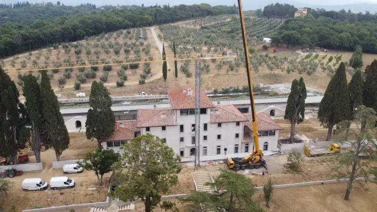 Villa Colle Allegro cantiere